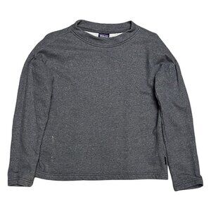 Patagonia ORGANIC COTTON Grey Light Outdoor Crewneck Sweater Womens XS